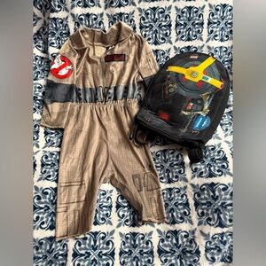Kids Ghostbuster’s Halloween Costume with Backpack Sz 12-18 months